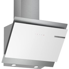 Bosch Beyaz Cam Eğik Davlumbaz Duvar Tipi 60 cm Dokunmatik Kontrol ile Modern Tasarım DWK68AK20T