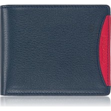 Cengiz Pakel Erkek Cüzdan 27448 Lacivert Deri Malzemeden Minimalist Stil ile Tasarlandı