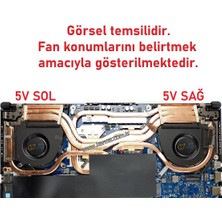 Retro Asus Tuf Gaming F15 FX507ZC4-HN210 Noteb Uyumlu Notebook Fan