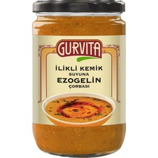Gurvita İlikli Kemik Suyuna Ezogelin Çorbası 660 ml  Pratik Kullanım