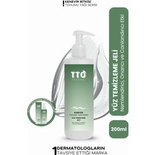 Tto Thermal Thermal Kenevir Bitkisi Tohumu Yağı Yüz Temizleme Jeli