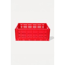 Aykasa 604022 Maxibox Red Katlanabilir Kasa