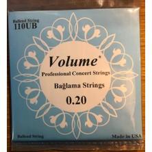 Volume 110UB Uzun Sap Boncuklu Bağlama Teli 0.20  Profesyonel Kalite