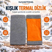 Nangtong Kaşmir Pedli Kaymaz Kışlık Termal Dizlik – Kadın ve Erkek Kullanımına Uygun