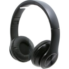 BLUPPLE Bluetooth Mikrofonlu Kablosuz Stereo Kulak Üstü Kulaklık Siyah Genç Çocuk