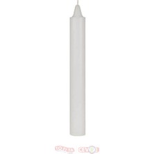 To-Fi-Ta Beyaz Mum 10'lu Paket Kokusuz 10 cm Ekonomik Kullanım İçin Uygun