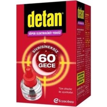 Detan Süper Elektrolikit Yedek 60 Gece x 2'li Sivrisinek Etkili Uzun Süreli Koruma
