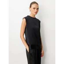 Mizalle Bluz, L, Siyah