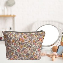 İstanbul Erguvan Kadın Koop Çiçekli Makyaj Çantası