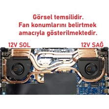 Retro Asus Tuf Gaming F15 FX507ZC4-HN011 Noteb Uyumlu Notebook Fan