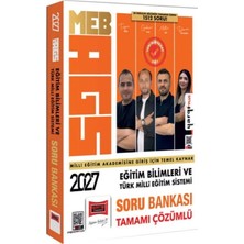 Yargı Yayınları 2027 Meb Ags Eğitim Bilimleri ve Türk Milli Eğitim Sistemi Tamamı Çözümlü Soru Bankası