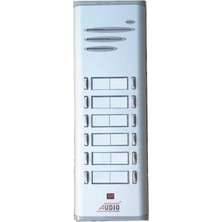 AUDIO 12 Li Hoparlörlü Çift Buton Zil Paneli Modern Tasarım ve Kolay Kurulum Özellikleriyle