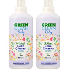 U Green Clean Baby Bitkisel Leke Çıkarıcı 1 lt - 2 Adet- Ekolojik ve Doğa Dostu Temizlik Ürünü