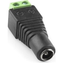 Keskinler Klemens Girişli Dişi DC Barrel Jack 5.5x2.1mm Uzun Ömürlü ve Yüksek Performanslı Elektronik Bağlantı