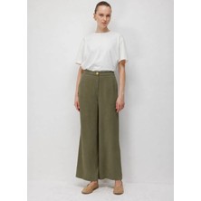 Mizalle Pantolon, L, Haki