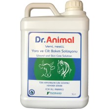 Dr. Animal Yara ve Cilt Bakım Solüsyonu 5 Litre Hassas Ciltler İçin Güvenli Kullanım Amaçlı