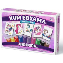Kumbo Kum Boyama Unicorn Kum Boyama Aktivite Seti 5'li Paket