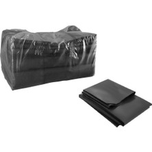 Ecokap Dökme Çöp Poşeti Siyah 80 cm x 110 cm 1 kg Kokusu Yok Dayanıklı Endüstriyel Boy