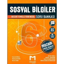 Mozaik Yayınları 6. Sınıf Sosyal Bilgiler Soru Bankası Beceri Temelli Yeni Nesil