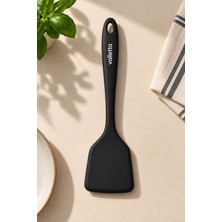 Valletta Premium Isıya Dayanıklı Silikon Spatula – Siyah