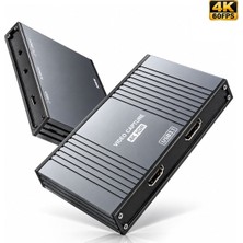 Ult-Unite CC15 HDMI USB Video Capture Card 4K 60Hz (Görüntü ve Kulaklık Çıkışlı, Mikrofon Girişli)