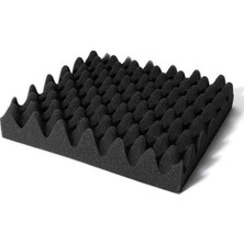 Türkeli Akustik Yumurta Sünger 50 Dns 30 mm 100 x 100 cm Yanmaz Malzeme ile Ses Yalıtımı İçin Uygun