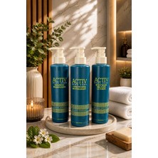 ACTIV BODY CARE Mavi Ambalajlı Canlandırıcı ve Nemlendirici 3 Lü Bakım Seti - Şampuan + Saç Kremi + Duş Jeli