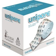 Unipore Elastik Sabitleme Bandı - Flaster 5 cm x 10 m Konforlu Kullanım ve Hassas Ciltler İçin