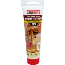 Vodabond D3 Ahşap Tutkalı 150 gr Suya ve Neme Dayanıklı Şeffaf D3 Yapıştırıcı Kullanıma Hazır