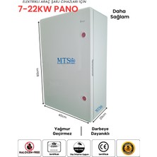 MTSevcharger 22KW + 7.4kw Viko Panasonic IP66 Kilitlenebilir Kombinasyon Kutusu Panosu 5X32A + 3X32A + 220V Tesla Togg Uyuml