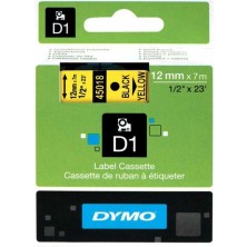 Dymo D1 Yedek Şerit 12mmx7mt Sarı/Siyah (45018) Tekil Ürün Ofis Kullanımı İçin İdeal