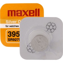 Maxell 395 SR 927 SW Düğme Pili 1 Adet 1,55 V 55 mAh Yüksek Performanslı Saat Pili