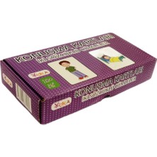 Yuka Kids İki Sözcüklü Cümleler Konuşma Kartları Kollektif 0 - 2 Yaş Eğitici Kitaplar