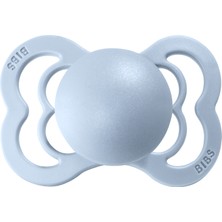 Bibs Supreme Silikon Emzik Baby Blue 6+ Ay Renkli Tasarım Hassas Ciltler İçin Özel