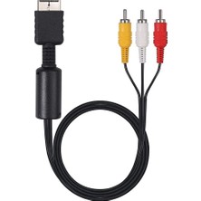 Fano Ps2 Ps1 Ps3 Yedek Parça AV Kablosu 1,8 mt Uzunlukta Renk Kodlu Konektörlerle Esnek PVC