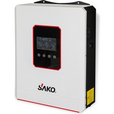 Sako 4kva 4kw 4000 Watt Tam Sinüs Akıllı H.v. 120A Mppt Inverter 24VDC-220VAC 4000 W Invertör