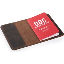 LWA Leather Eskitilmiş Deri Moleskin Defter Kılıfı, El Yapımı Defter Kılıfı, Kişiselleştirilmiş Moleskin Defter Kutusu (7,5" x 9,5")