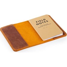 LWA Leather Eskitilmiş Deri Moleskin Defter Kılıfı, El Yapımı Defter Kılıfı, Kişiselleştirilmiş Moleskin Defter Kutusu (7,5" x 9,5")