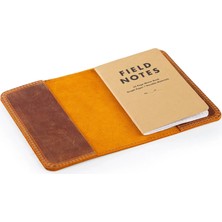 LWA Leather Deri Field Notes Kılıfı, El Yapımı Cep Boyu Fn Kılıfı, Kişiselleştirilmiş Defter Kılıfı