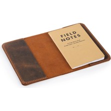 LWA Leather Eskitilmiş Deri Moleskin Defter Kılıfı, El Yapımı Defter Kılıfı, Kişiselleştirilmiş Moleskin Defter Kutusu (7,5" x 9,5")