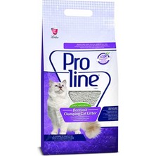 Pro Line Proline Bentonit Lavanta Kokulu 5 lt Bentonit Kedi Kumu Topaklaşan İnce Taneli
