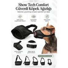 Show Tech Comfort Güvenli Köpek Ağızlığı Small - Yarım Beden Ayarlanabilir Ağızlık Yüksek Koruma