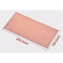 Emay Center 10X20 cm Çift Yüzlü Bakır Plaket Pcb Prototip Baskı Devre Kartı 100X200 mm Elektronik Proje Uygulama Cnc Kazıma ve Asit ile Yol Çıkarma