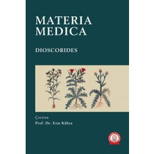 Ankara Nobel Tıp Kitabevi Materia Medica Dios Corides Esin Kahya Türkçe