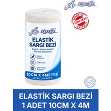 Ağaoğlu Elastik Sargı Bezi 10CM x 4m (Gerildiğinde) – Tek Tek Paketli, Vücuda Uyumlu Esnek Medikal Gazlı Bez