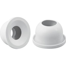 GrossAVM Gross AVM Kada Conta Lavabo Gider Adaptör Conta 6 Adet Beyaz Renk