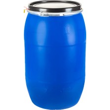 Alev 120 Litre Kalın Demir Çemberli Varil Bidon Fıçı Dayanıklı Su Depolama Fonksiyonu
