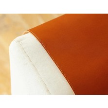 LWA Leather Birinci Sınıf Deri Kanepe Kolçak Kılıfı, El Yapımı 2,4 mm Bitkisel Tabaklanmış Kanepe Koruyucu 50X75 cm