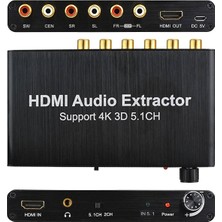 Keepro HDMI 5.1 4K 3D Koaksiyel - Rca Ac3/dst Dijital Analog Ses Dönüştürücü