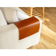LWA Leather Deri Koltuk Kolçak Kılıfı, Pamuk Astarlı El Yapımı Koltuk Koruyucu 30X40 cm